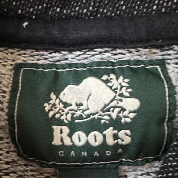 Roots Kanga Salt Pepper Hoodie Sweatpants Track Suit 2 Piece Set Mens Small - Picture 5 of 11